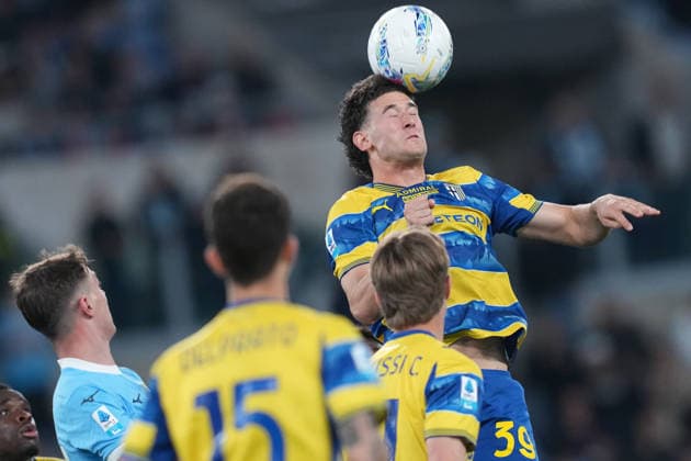 Parma™s Alessandro Circati during the Serie A EniLive soccer match between Lazio and Parma at the Rome s Olympic stadium, Italy - Saturday April 4, 2026 - Soccer ( Photo by Alfredo Falcone LaPresse )  Copyright: xAlfredoxFalcone LaPressex
