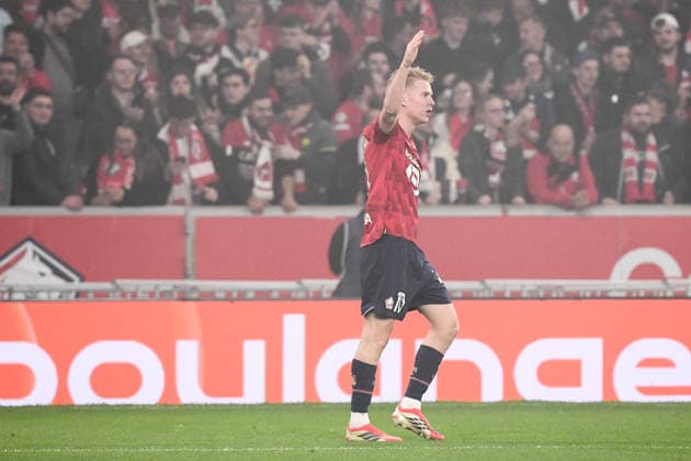 Lille OSC v RC Lens - Ligue 1 McDonald s 2025 2026 10 Hakon Arnar HARALDSSON (losc) during the Ligue 1 McDonald s match between Lille and Lens at Stade Pierre Mauroy - Decathlon Arena on April 4, 2026 in Lille, France. Lille France  Copyright: xFEPx 776348341