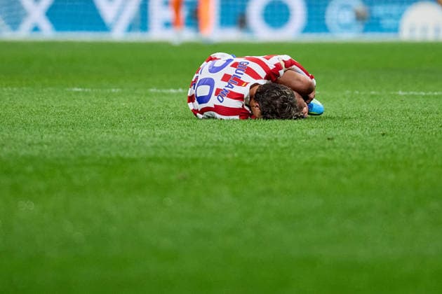 April 4, 2026, Madrid, Madrid, Spain: Giuliano Simeone of Atletico de Madrid during La Liga football match between Atletico de Madrid and FC Barcelona, Barca at Riyadh Air Metropolitano Stadium in Madrid, Spain, April 4, 2026 Soccer 2026: Atletico De Madrid Vs FC Barcelona  - ZUMAa206 20260404_zsp_a206_038 Copyright: xRubenxAlbarranx