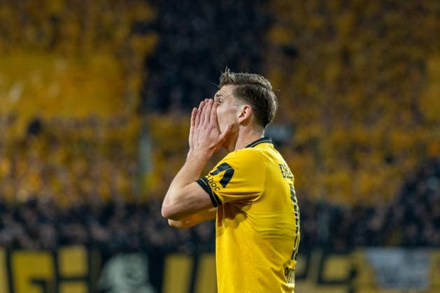 04 04 2026, Germany, Soccer, Dynamo Dresden vs Hertha BSC, Matchday 28, Season 2025 2026, Rudolf Harbig Stadion Rossipal Alexander Dynamo Dresden, 19 Copyright: xMichellexLukax
