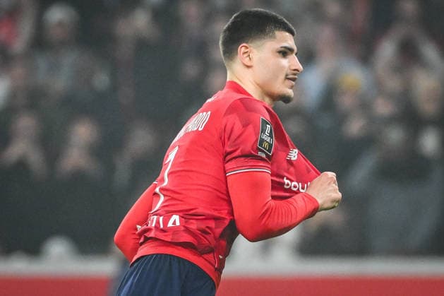April 4, 2026, Villeneuve-D ascq, France, France: Matias FERNANDEZ-PARDO of Lille celebrates his goal during the Ligue 1 match between Lille OSC (LOSC) and RC Lens at Pierre Mauroy Stadium on April 04, 2026 in Villeneuve-d Ascq near Lille, France. Lille OSC V RC Lens - Ligue 1  - ZUMAm308 20260404_zsp_m308_016 Copyright: xMatthieuxMirvillex