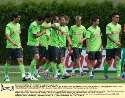 Football, EURO 2012, Training Portugal