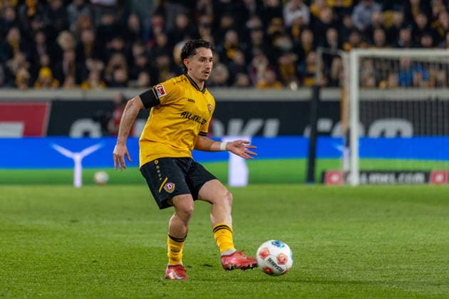 04 04 2026, Germany, Soccer, Dynamo Dresden vs Hertha BSC, Matchday 28, Season 2025 2026, Rudolf Harbig Stadion Ceka Jason Dynamo Dresden, 7 Copyright: xMichellexLukax