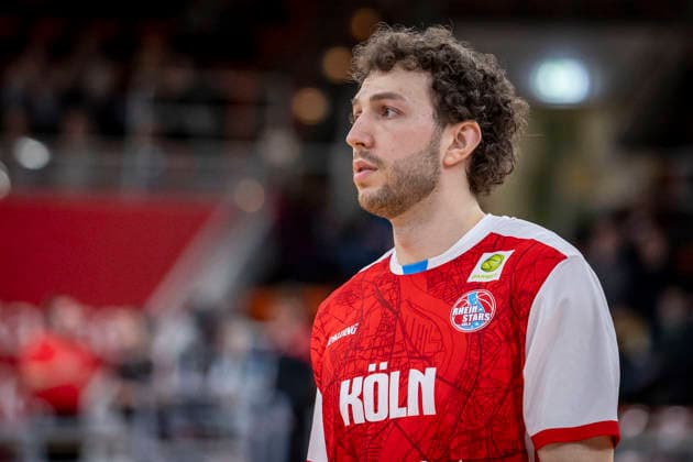 Barmer 2 Basketball Bundesliga ProA Bayer Giants Leverkusen vs RheinStars Cologne, 04 04 26 Leverkusen, 04 04 26 Haris Hujic RheinStars Cologne, 10 during the game of the Barmer 2 Basketball Bundesliga ProA Bayer Giants Leverkusen vs RheinStars Cologne at the Ostermann Arena in Leverkusen Copyright: xBEAUTIFULxSPORTS LeahxKohringx