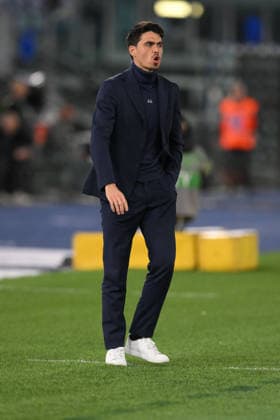 CALCIO - Serie A - SS Lazio vs Parma Calcio Carlos Cuesta head coach of Parma during the match of 31th day of the Serie A Championship between S.S.Lazio and Parma at the Olimpico Stadium on Apr 4, 2026 in Rome, Italy. during SS Lazio vs Parma Calcio, Italian soccer Serie A match in Rome, Italy, April 04 2026 Rome Italy  Copyright: xIPAxSport ABACAx