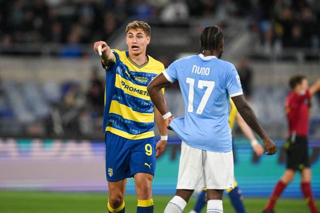CALCIO - Serie A - SS Lazio vs Parma Calcio Mateo Pellegrino of Parma during the match of 31th day of the Serie A Championship between S.S.Lazio and Parma at the Olimpico Stadium on Apr 4, 2026 in Rome, Italy. during SS Lazio vs Parma Calcio, Italian soccer Serie A match in Rome, Italy, April 04 2026 Rome Italy  Copyright: xIPAxSport ABACAx