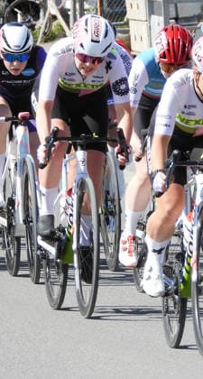 04 04 2026 Affoltern am Albis Switzerland GP Osterhas International Cycling Race Womens Race Picture Annika Lehner SUI Team Nexetis Action