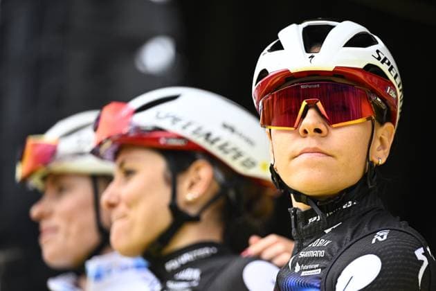 French Celia Gery of FDJ United-Suez pictured at the start of the women s race of the Ronde van Vlaanderen Tour des Flandres Tour of Flanders UCI WorldTour one day cycling race, 164,1 km with start and finish in Oudenaarde, Sunday 05 April 2026. JASPERxJACOBS  x169858047x