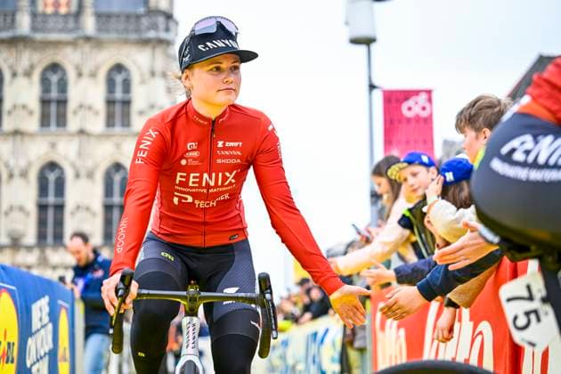 Ronde van Vlaanderen Women 2026 Cycling Race OUDENAARDE, BELGIUM - APRIL 05 : Truyen Marthe (BEL) of Fenix-Premier Tech before the start of the race during the 23rd edition of Ronde van Vlaanderen Women an UCI Women s World Tour 1.WWT one day cycling road race for Women Elite of 164 km with start in Oudenaarde and finish in Oudenaarde on April 5, 2026 in Oudenaarde, Belgium, 05 04 2026 ( Motordriver Serge Seynaeve - Oudenaarde Belgium  Copyright: xTomasxSiskx