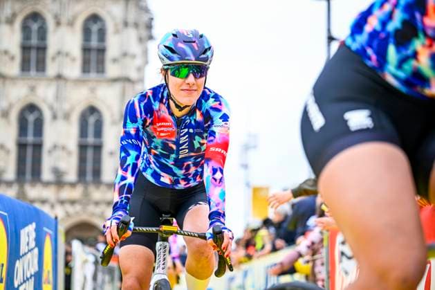 Ronde van Vlaanderen Women 2026 Cycling Race OUDENAARDE, BELGIUM - APRIL 05 : Kloser Rosa Maria (GER) of CANYON SRAM zondacrypto before the start of the race during the 23rd edition of Ronde van Vlaanderen Women an UCI Women s World Tour 1.WWT one day cycling road race for Women Elite of 164 km with start in Oudenaarde and finish in Oudenaarde on April 5, 2026 in Oudenaarde, Belgium, 05 04 2026 ( Motordriver Serge Seynaeve - Oudenaarde Belgium  Copyright: xTomasxSiskx