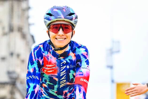 Ronde van Vlaanderen Women 2026 Cycling Race OUDENAARDE, BELGIUM - APRIL 05 : Ludwig Cecilie Uttrup (DEN) of CANYON SRAM zondacrypto before the start of the race during the 23rd edition of Ronde van Vlaanderen Women an UCI Women s World Tour 1.WWT one day cycling road race for Women Elite of 164 km with start in Oudenaarde and finish in Oudenaarde on April 5, 2026 in Oudenaarde, Belgium, 05 04 2026 ( Motordriver Serge Seynaeve - Oudenaarde Belgium  Copyright: xTomasxSiskx