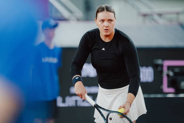 TENNIS - WTA, Tennis Damen Upper Austria Ladies Linz LINZ,AUSTRIA,05.APR.26 - TENNIS - WTA Tour, Upper Austria Ladies Linz. Image shows Jule Niemeier (GER).  GEPAxpictures xAlexanderxSolc
