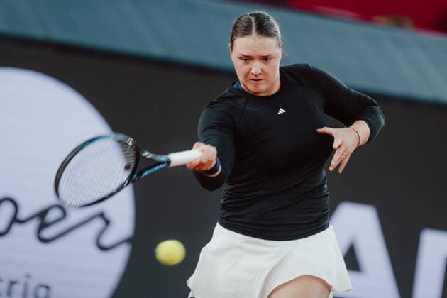 TENNIS - WTA, Tennis Damen Upper Austria Ladies Linz LINZ,AUSTRIA,05.APR.26 - TENNIS - WTA Tour, Upper Austria Ladies Linz. Image shows Jule Niemeier (GER).  GEPAxpictures xAlexanderxSolc