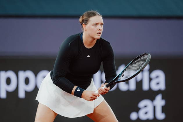 TENNIS - WTA, Tennis Damen Upper Austria Ladies Linz LINZ,AUSTRIA,05.APR.26 - TENNIS - WTA Tour, Upper Austria Ladies Linz. Image shows Jule Niemeier (GER).  GEPAxpictures xAlexanderxSolc