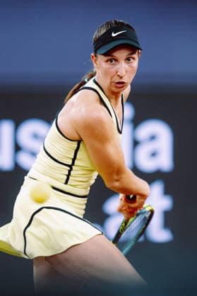 TENNIS - WTA, Tennis Damen Upper Austria Ladies Linz LINZ,AUSTRIA,05.APR.26 - TENNIS - WTA Tour, Upper Austria Ladies Linz. Image shows Tamara Korpatsch (GER).  GEPAxpictures xAlexanderxSolc