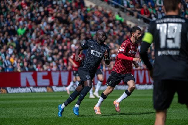 Germany 2 Bundesliga 2025 2026, Matchday 28 Hannover 96 vs SV Elversberg Heinz von Heiden Arena Hannover Amara CondÃ SV 07 Elversberg, 6 Copyright: xTomxLauruschkatx