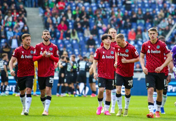 Germany Soccer 2 Bundesliga 2025 2026, 28 Matchday Hannover 96 vs SV 07 Elversberg Heinz von Heiden Arena Stadion Hannover Team Photo, Long shot Hannover Copyright: xAymanxAlahmedx