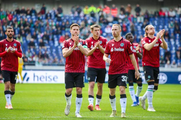 Germany Soccer 2 Bundesliga 2025 2026, 28 Matchday Hannover 96 vs SV 07 Elversberg Heinz von Heiden Arena Stadion Hannover Team Photo, Long shot Hannover Copyright: xAymanxAlahmedx
