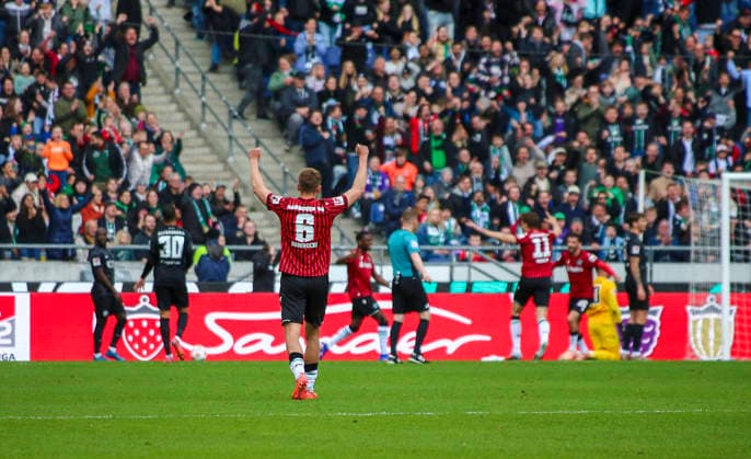 Germany Soccer 2 Bundesliga 2025 2026, Matchday 28 Hannover 96 vs SV 07 Elversberg Heinz von Heiden Arena Stadion Hannover Joy, emotions, jubilation Maik Nawrocki Hannover 96, 6 Hannover Copyright: xAymanxAlahmedx