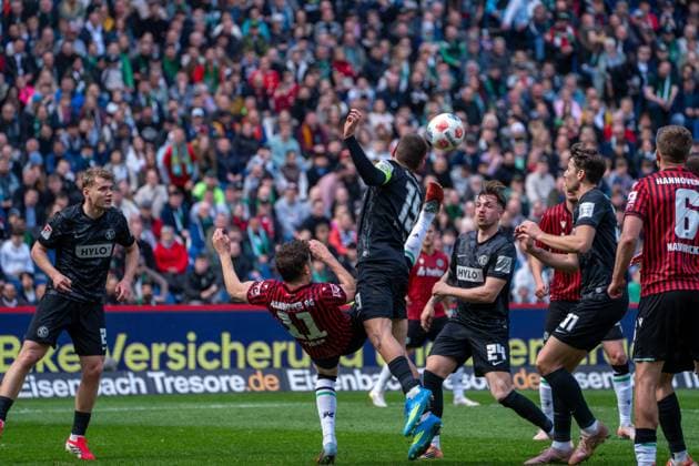 Germany 2 Bundesliga 2025 2026, Matchday 28 Hannover 96 vs SV Elversberg Heinz von Heiden Arena Hannover Benedikt Pichler Hannover 96, 11 Copyright: xTomxLauruschkatx