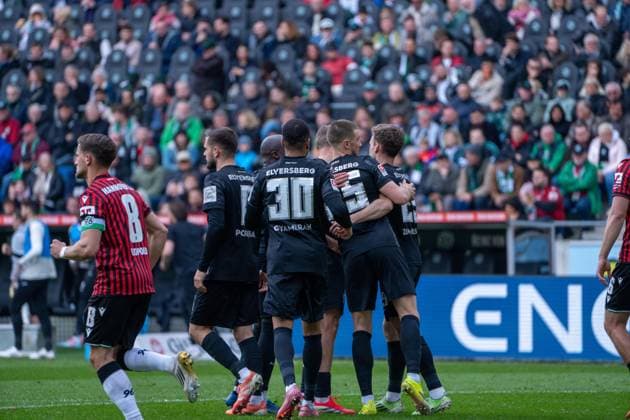 Germany 2 Bundesliga 2025 2026, 28 Matchday Hannover 96 vs SV Elversberg Heinz von Heiden Arena Hannover Lukas Petkov SV 07 Elversberg, 25 Goal Goal celebration Emotions Copyright: xTomxLauruschkatx