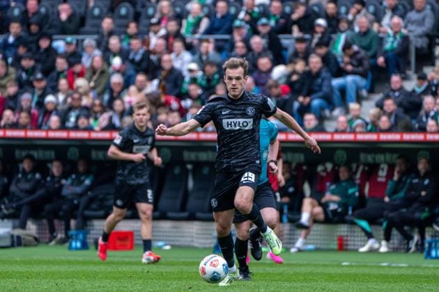 Germany 2 Bundesliga 2025 2026, 28 Matchday Hannover 96 vs SV Elversberg Heinz von Heiden Arena Hannover Tom Zimmerschied SV 07 Elversberg, 29 Copyright: xTomxLauruschkatx