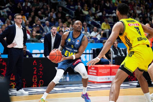 Kyle Lofton EWE Baskets Oldenburg, 00 , GER, ALBA Berlin vs EWE Baskets Oldenburg, Basketball Men, easy Credit BBL, Season 2025 2026, 28 Matchday, 05 04 2026 GER, ALBA Berlin vs EWE Baskets Oldenburg, Basketball Men, easy Credit BBL, Season 2025 2026, 28 Matchday, 05 04 2026 Berlin Copyright: xClaudiusxRauch,xEibner-Pressefotox xClaudiusxRauchx EP_CRH