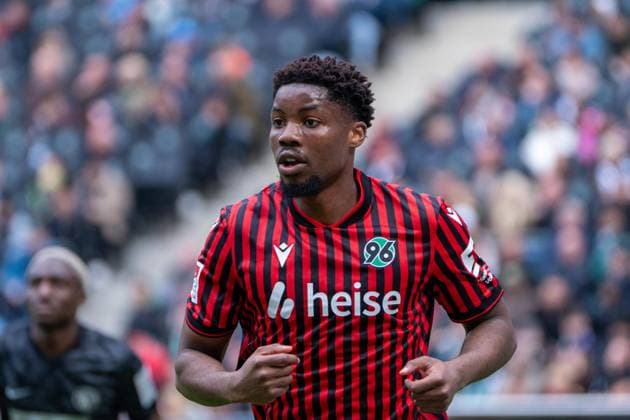 Germany 2 Bundesliga 2025 2026, 28 Matchday Hannover 96 vs SV Elversberg Heinz von Heiden Arena Hannover Ime Okon Hannover 96, 20 Copyright: xTomxLauruschkatx