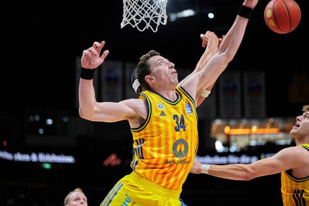 Justin Bean Alba Berlin, 34 , GER, ALBA Berlin vs EWE Baskets Oldenburg, Basketball Men, easy Credit BBL, Season 2025 2026, 28 Matchday, 05 04 2026 GER, ALBA Berlin vs EWE Baskets Oldenburg, Basketball Men, easy Credit BBL, Season 2025 2026, 28 Matchday, 05 04 2026 Berlin Copyright: xClaudiusxRauch,xEibner-Pressefotox xClaudiusxRauchx EP_CRH