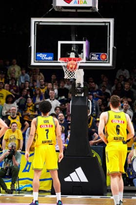 Free throw, Jack Kayil Alba Berlin, 07 , GER, ALBA Berlin vs EWE Baskets Oldenburg, Basketball Men, easy Credit BBL, Season 2025 2026, 28 Matchday, 05 04 2026 GER, ALBA Berlin vs EWE Baskets Oldenburg, Basketball Men, easy Credit BBL, Season 2025 2026, 28 Matchday, 05 04 2026 Berlin Copyright: xClaudiusxRauch,xEibner-Pressefotox xClaudiusxRauchx EP_CRH