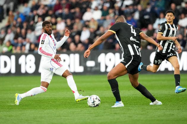 Angers SCO v Olympique Lyonnais - Ligue 1 McDonald s 2025 2026 98 Ainsley MAITLAND NILES (ol) during the Ligue 1 McDonald s match between Angers and Lyon at Stade Raymond Kopa on April 5, 2026 in Angers, France. Angers France  Copyright: xFEPx 776348344