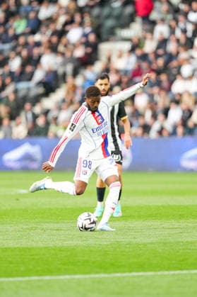 Angers SCO v Olympique Lyonnais - Ligue 1 McDonald s 2025 2026 98 Ainsley MAITLAND NILES (ol) during the Ligue 1 McDonald s match between Angers and Lyon at Stade Raymond Kopa on April 5, 2026 in Angers, France. Angers France  Copyright: xFEPx 776348344