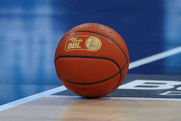 Matchball GER, MLP Academics Heidelberg vs Rostock Seawolves, Basketball, easycredit Basketball Bundesliga, 28 Matchday, Season, 2025 2026, 05 04 2026 GER, MLP Academics Heidelberg vs Rostock Seawolves, Basketball, easycredit Basketball Bundesliga, 28 Matchday, Season, 2025 2026, 205 04 2026 Heidelberg Copyright: xEibner-Pressefoto JoergxHirschx EP_JHH