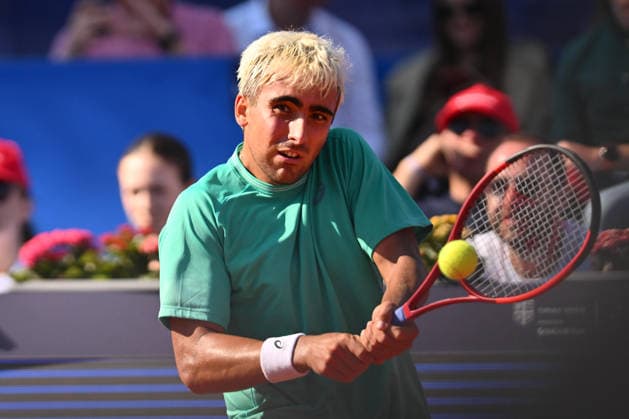 Tiriac Open final, Navone v Merida Daniel Merida of Spain reacts during the Tiriac Open final played against Mariano Navone of Argentina, in Bucharest, April 05, 2026. Alex Nicodim Imago Images Copyright: xAlexxNicodimx