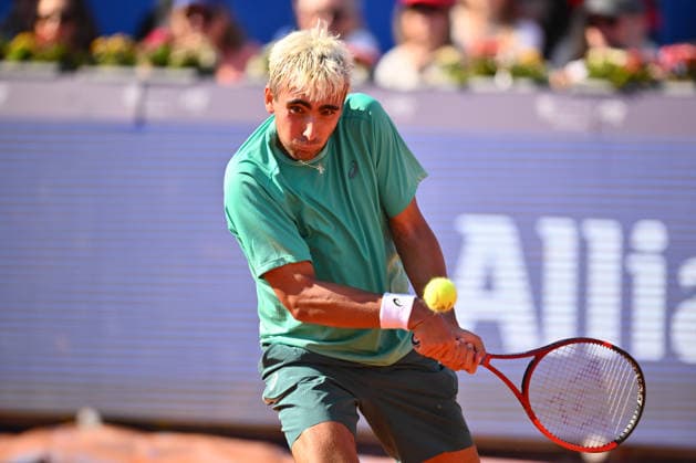 Tiriac Open final, Navone v Merida Daniel Merida of Spain reacts during the Tiriac Open final played against Mariano Navone of Argentina, in Bucharest, April 05, 2026. Alex Nicodim Imago Images Copyright: xAlexxNicodimx
