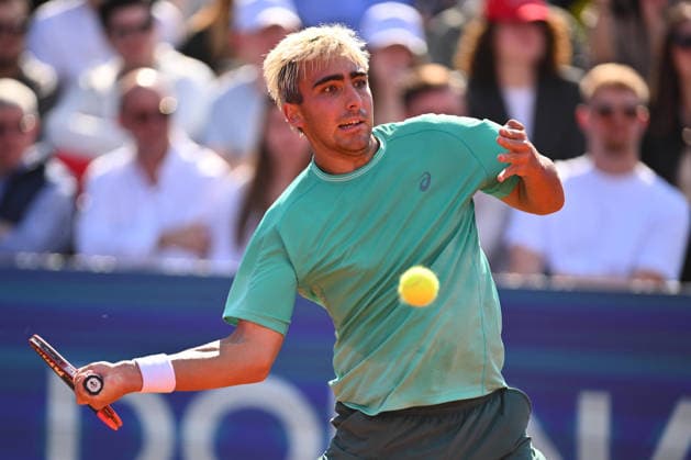 Tiriac Open final, Navone v Merida Daniel Merida of Spain reacts during the Tiriac Open final played against Mariano Navone of Argentina, in Bucharest, April 05, 2026. Alex Nicodim Imago Images Copyright: xAlexxNicodimx