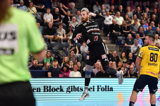 05 04 2026 Handball 1 Bundesliga DAIKIN HBL Season 2025 2026 27 Matchday HC Erlangen Metropolregion Nürnberg HCE Rhein Neckar Löwen OGo xogox Antonio Metzner 27, HC Erlangen HCE