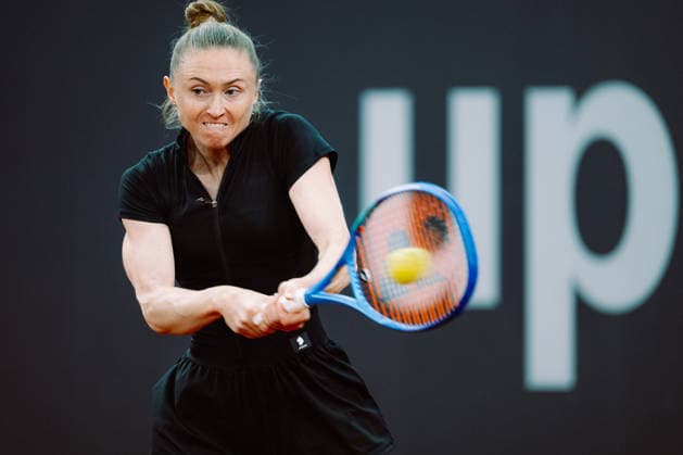 TENNIS - WTA, Tennis Damen Upper Austria Ladies Linz LINZ,AUSTRIA,05.APR.26 - TENNIS - WTA Tour, Upper Austria Ladies Linz. Image shows Aliaksandra Sasnovich (RUS).  GEPAxpictures xAlexanderxSolc
