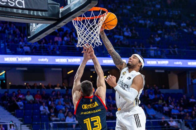 ESP Real Madrid v Morabanc Andorra Liga Endesa Chuma Okeke of Real Madrid during the Liga Endesa match, between Real Madrid and Morabanc Andorra played at Movistar Arena Stadium on April 5, 2026 in Madrid Spain Spain Madrid Spain Basketball Copyright: xAlbaxPachecox xAgenciaxLOFx
