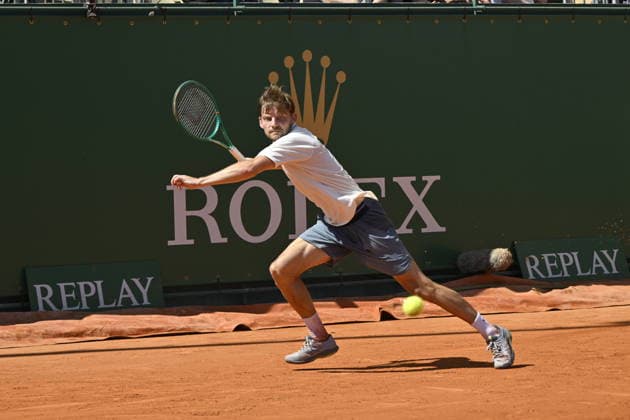 Sport Bilder des Tages Tennis - Monte Carlo Rolex Masters 2026 - ATP, Tennis Herren - 05 04 2026 - Tennis - Monte Carlo Rolex Masters 2026 - ATP - 05 04 2026 - David Goffin - Belgique Monaco  Copyright: xChryslenexCaillaud Psnewzx