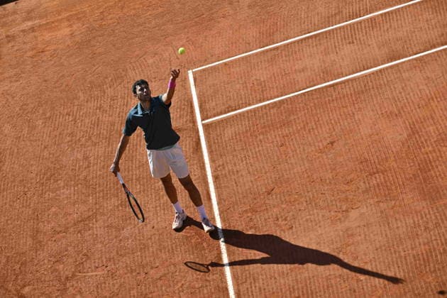 Tennis - Monte Carlo Rolex Masters 2026 - ATP, Tennis Herren - 05 04 2026 - Tennis - Monte Carlo Rolex Masters 2026 - ATP - 05 04 2026 - Nava bat Goffin Monaco  Copyright: xChryslenexCaillaud Psnewzx