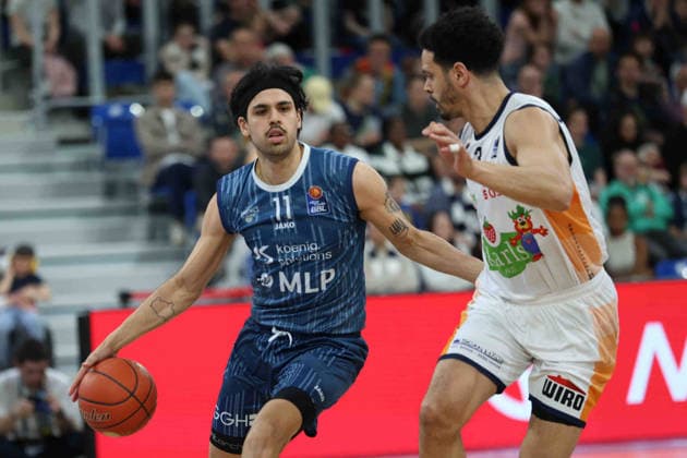 v li Erol Ersek MLP Academics Heidelberg, 11 , Dominic Lockhart Rostock Seawolves, 3 GER, MLP Academics Heidelberg vs Rostock Seawolves, Basketball, easycredit Basketball Bundesliga, 28 Matchday, Season, 2025 2026, 05 04 2026 GER, MLP Academics Heidelberg vs Rostock Seawolves, Basketball, easycredit Basketball Bundesliga, 28 Matchday, Season, 2025 2026, 205 04 2026 Heidelberg Copyright: xEibner-Pressefoto JoergxHirschx EP_JHH