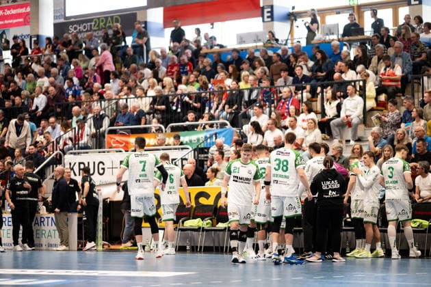 The hall is well filled, the game can begin HBW Balingen Weilstetten vs HC Oppenweiler Backnang, Handball, 2 Bundesliga, Matchday 26, Season 2025 2026, 05 04 2026, Eibner Pressefoto Andreas Ulmer HBW Balingen Weilstetten vs HC Oppenweiler Backnang, Handball, 2 Bundesliga, Matchday 26, Season 2025 2026, 05 04 2026, Balingen Copyright: xEibner-Pressefoto AndreasxUlmerx EP_AUR