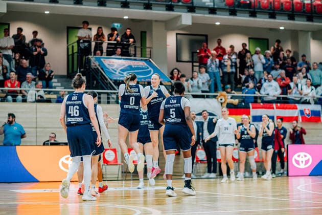 BB 1BL Women Syntainics MBC Lions TK Hannover Luchse Alexia Susan Allesch GISA Lions MBC , Anna Alborova GISA Lions MBC during the 2025 2026 season in the 1 playoff round game 2 ande in the DBBL Toyota Bundesliga Syntainics MBC Lions and TK Hannover Luchse at the SWH Arena on April 5, 2026 in Halle Saale, Sachsen Anhalt, Germany