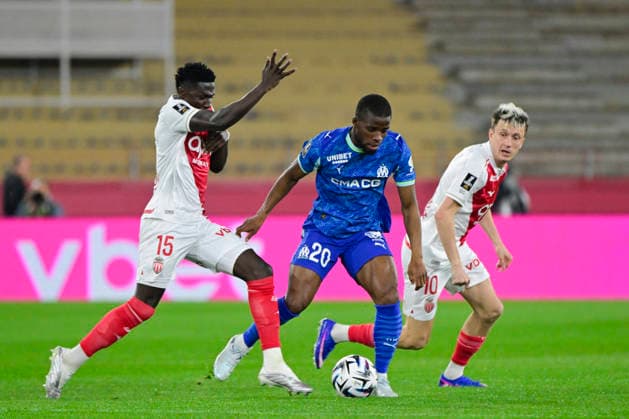Football, France, AS Monaco - Olympique Marseille