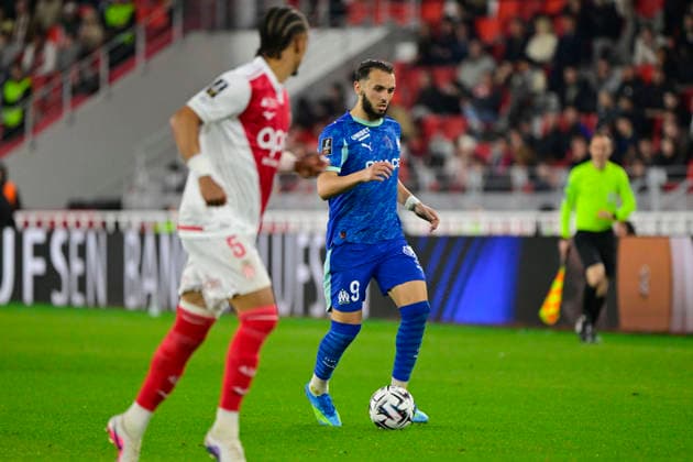 FOOTBALL : AS Monaco VS Olympique de Marseille - Ligue 1 McDonald s - 05 04 2026 Amine Gouri (OM) - Ligue 1 McDonald™s match between AS Monaco and Olympique de Marseille on April 5, 2026 at the Louis II Stadium in Monaco. MonacoMonaco  Copyright: xWilliamxCannarellax