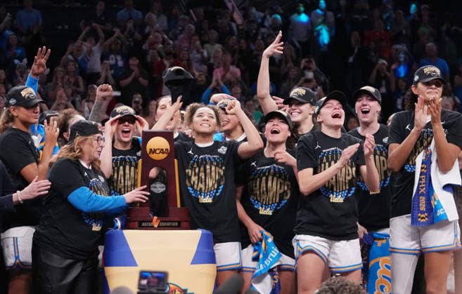 Basketball, Women, UCLA Bruins win NCAA Championship after beating South Carolina in the final
