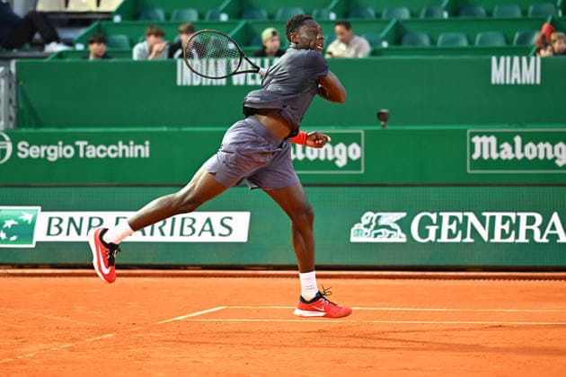 Rolex Monte-Carlo Masters - Moise Kouame (FRA) Moise Kouame (FRA) during his first round at the 2026 Rolex Monte-Carlo Masters in Monte-Carlo, MONACO, on April 5, 2026. Photo by Corinne Dubreuil ABACAPRESS.COM Monte-Carlo Monaco  Copyright: xDubreuilxCorinne ABACAx