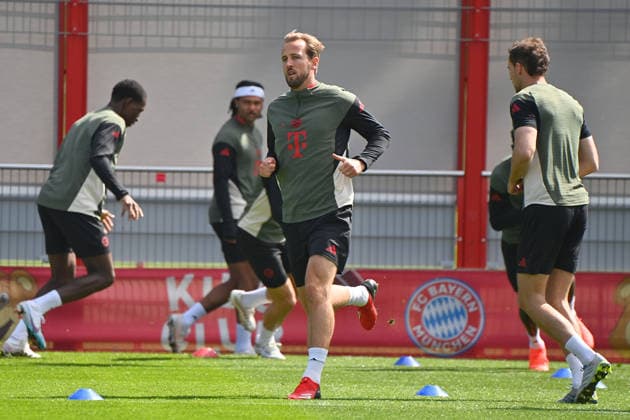 Harry KANE Bayern Muenchen , Final training on 06 04 2026 Soccer Champions League,Season 2025 26, Quarterfinals Real Madrid FC Bayern Muenchen Â