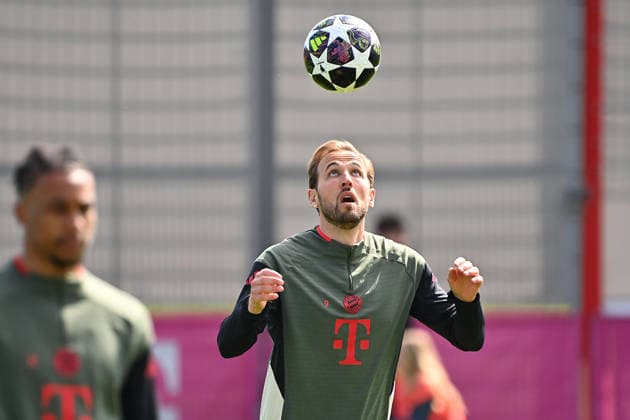 Harry KANE Bayern Muenchen , Final training on 06 04 2026 Soccer Champions League,Season 2025 26, Quarterfinals Real Madrid FC Bayern Muenchen Â